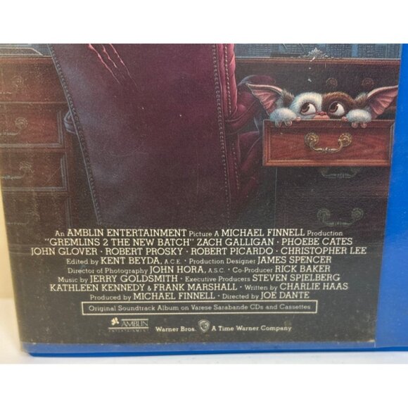 Gremlins 2 The New Batch VHS Warner Home Video Comedy 1990 Rental - Picture 2 of 4